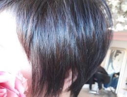 black to brown after
